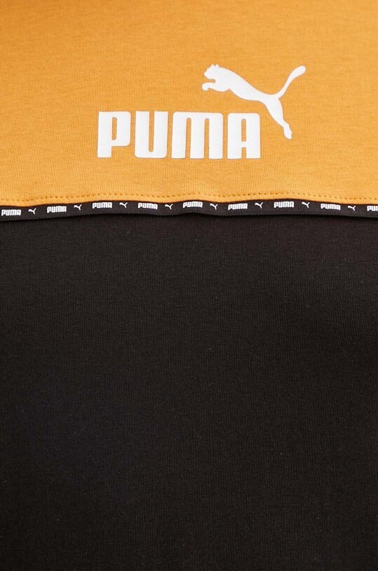 Хлопковая футболка Puma 673341 коричневый