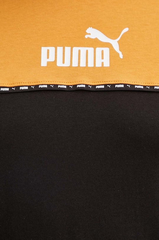 Puma tricou din bumbac 673341 maro