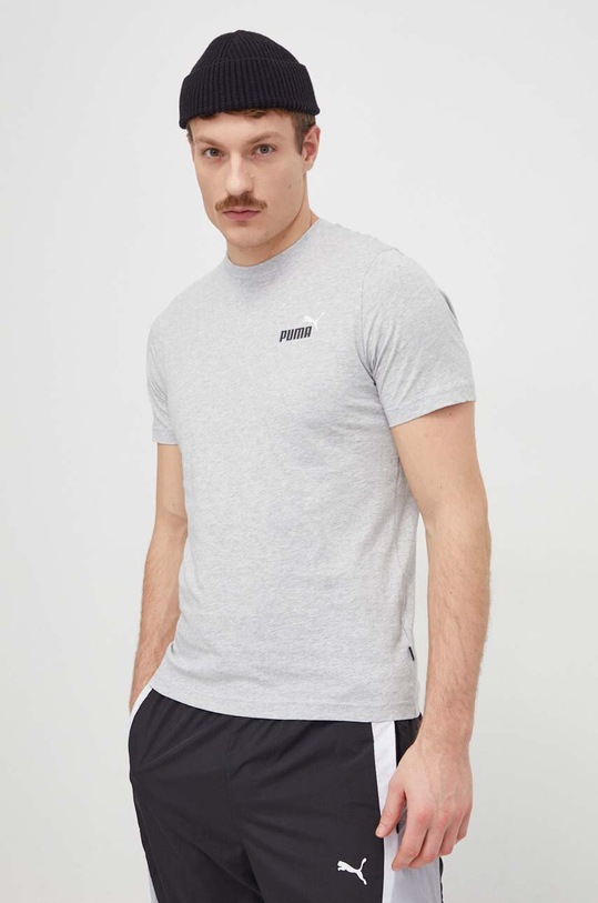 Puma tricou din bumbac gri 674470