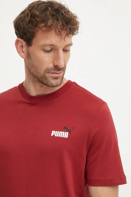 Хлопковая футболка Puma красный 674470