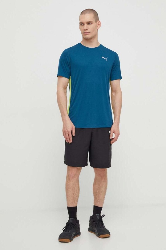 Puma tricou de alergare Run Favourite Velocity 525058 turcoaz SS24
