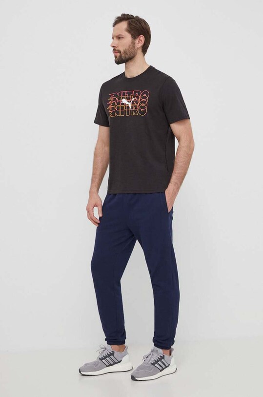 Бігова футболка Puma Graphic Nitro 525107 чорний SS24