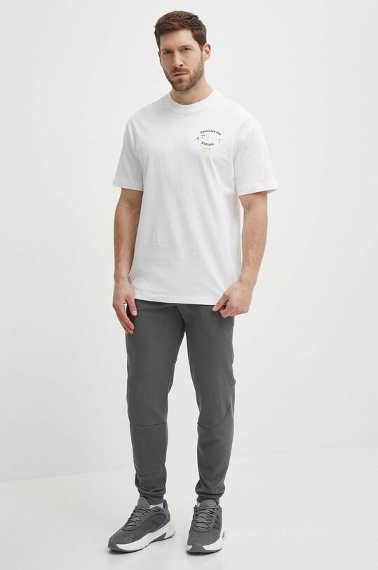 Одежда Хлопковая футболка Puma 623558 бежевый