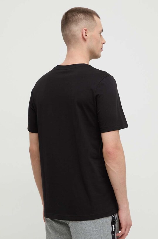 Îmbrăcăminte Puma tricou din bumbac 625418 negru