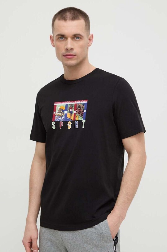 Puma tricou din bumbac negru 625418