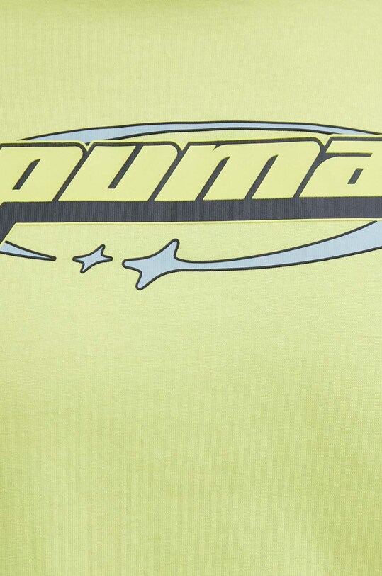 Puma t-shirt bawełniany 625424 zielony