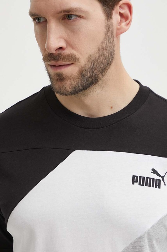 Puma tricou din bumbac POWER negru 678929