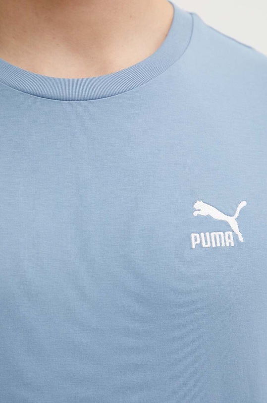 Puma t-shirt bawełniany 679187 niebieski