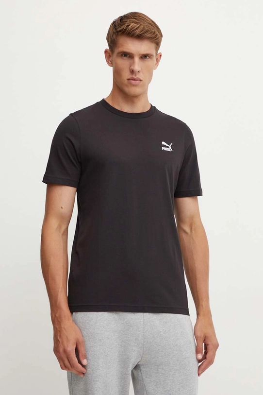 Puma t-shirt bawełniany regular czarny 679187