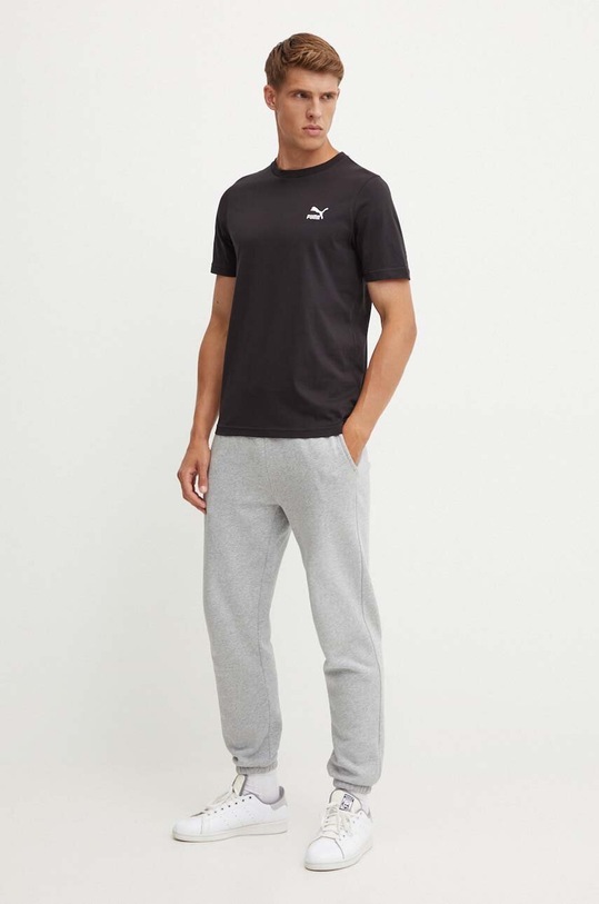 Бавовняна футболка Puma 679187 чорний SS24
