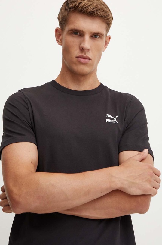 Бавовняна футболка Puma чорний 679187