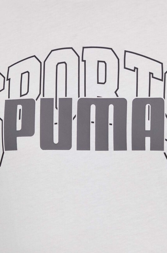 Puma tricou din bumbac alb 680177
