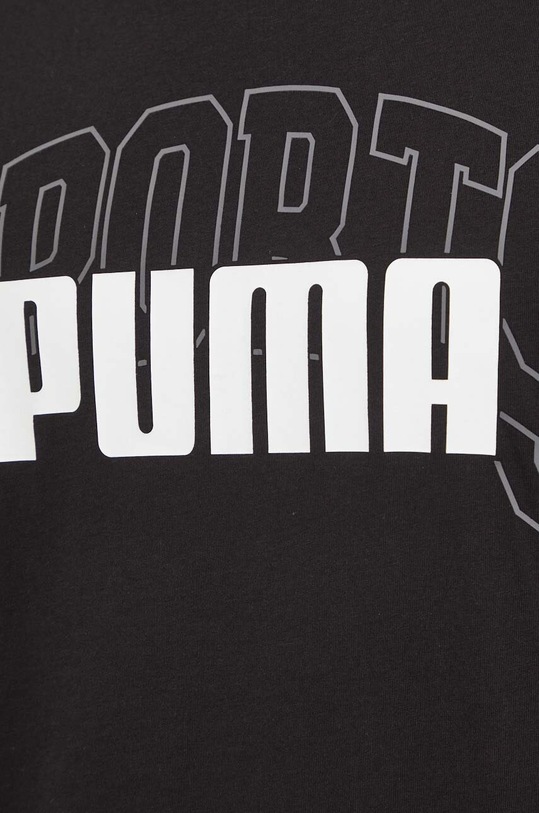 Puma tricou din bumbac 680177 negru