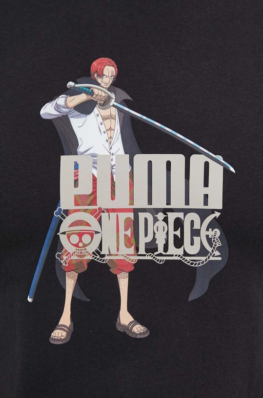 Puma t-shirt in cotone PUMA X ONE PIECE 624665 nero