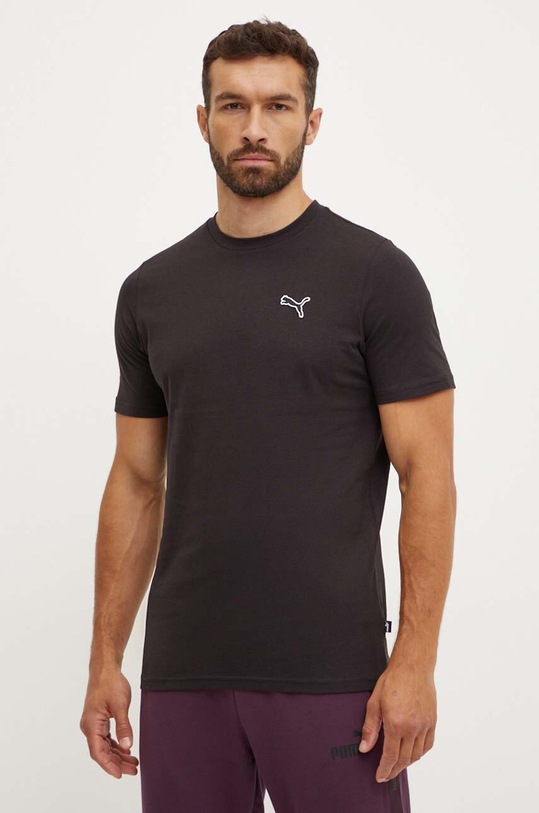 Хлопковая футболка Puma BETTER ESSENTIALS 675977 чёрный AW24