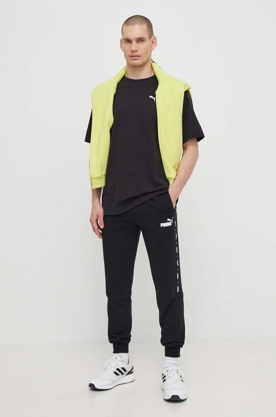 Хлопковая футболка Puma RAD/CAL 678913 чёрный SS24