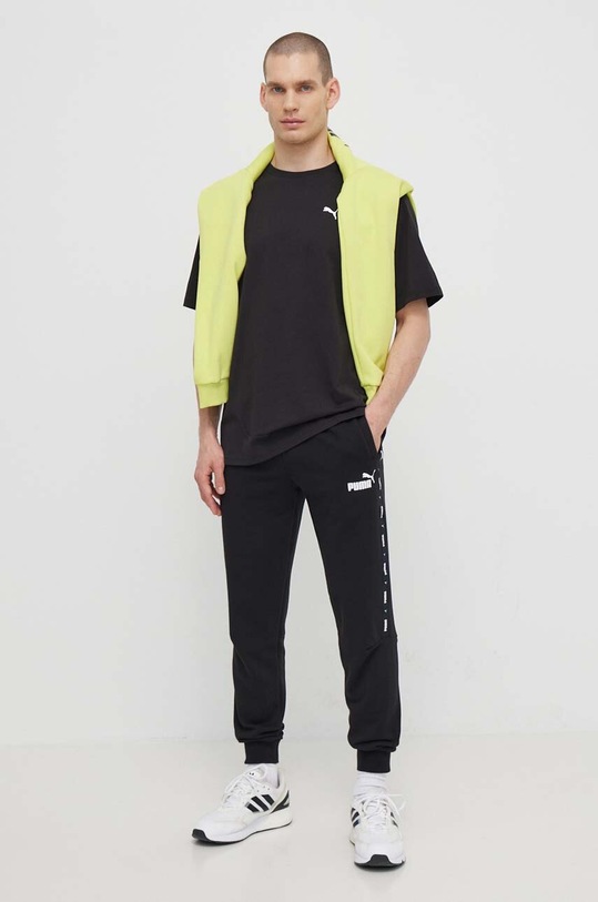 Бавовняна футболка Puma RAD/CAL 678913 чорний SS24