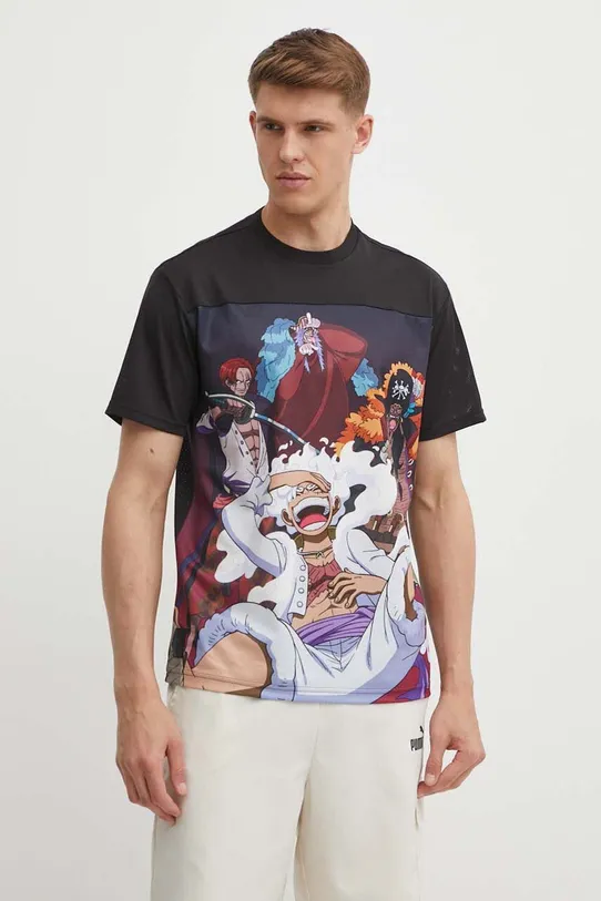 Puma t-shirt PUMA X ONE PIECE regular czarny 624673