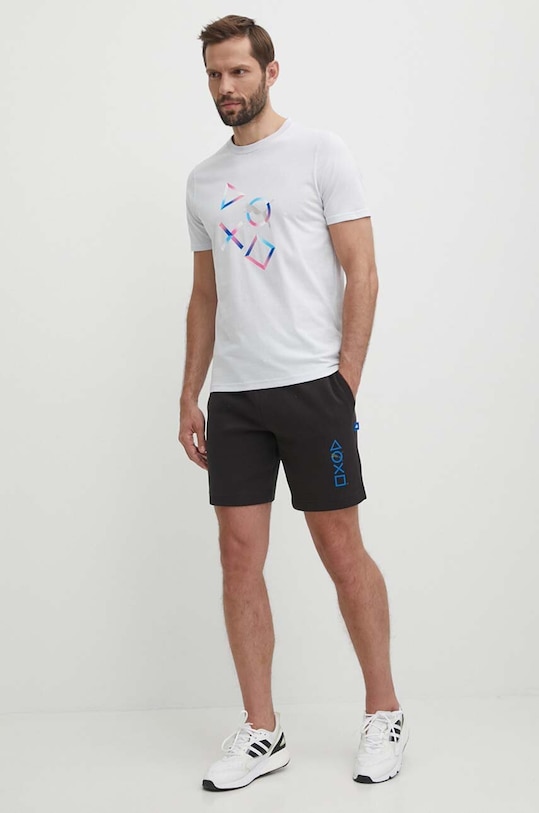 Puma t-shirt bawełniany PUMA X PLAYSTATION 624676 niebieski SS24