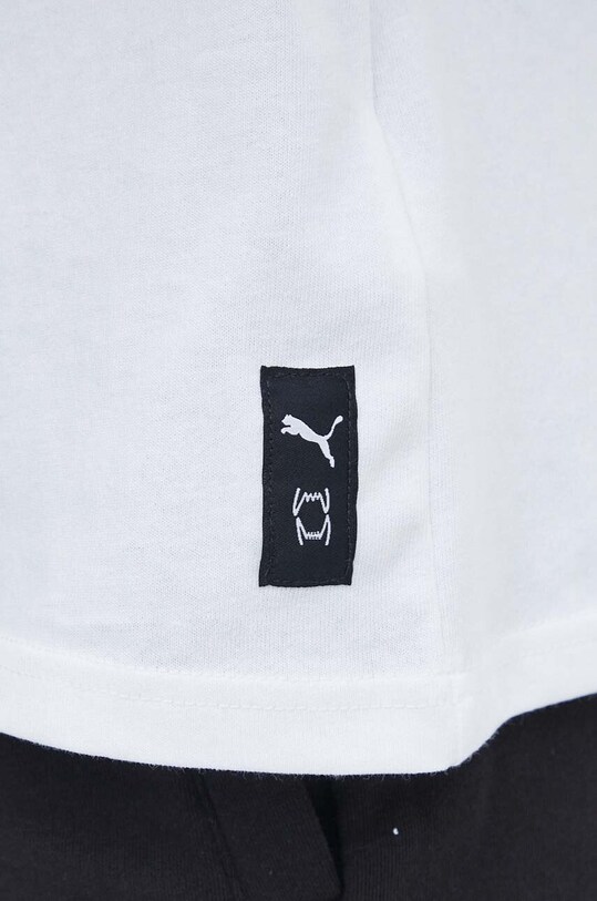 Puma t-shirt bawełniany 624776 biały