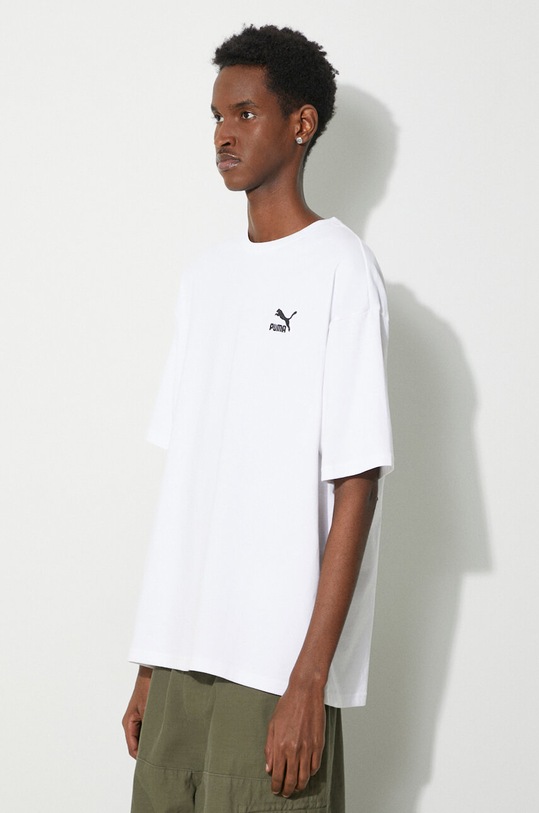 Pamučna majica Puma BETTER CLASSICS bijela 679188