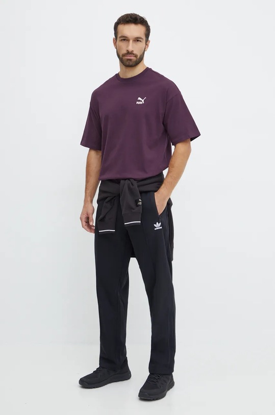 Бавовняна футболка Puma BETTER CLASSICS 679188 фіолетовий SS24