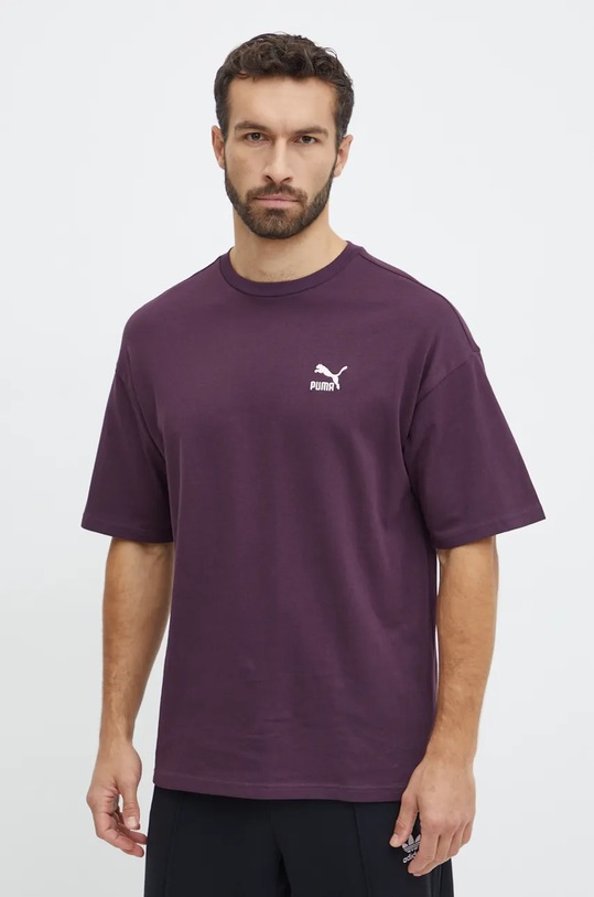 Бавовняна футболка Puma BETTER CLASSICS фіолетовий 679188