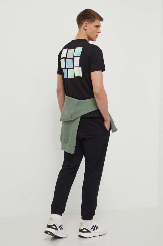 Colmar t-shirt bawełniany nadruk czarny 7502.6SH