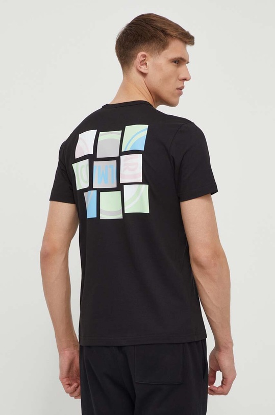 Ρούχα Βαμβακερό μπλουζάκι Colmar 7502.6SH μαύρο