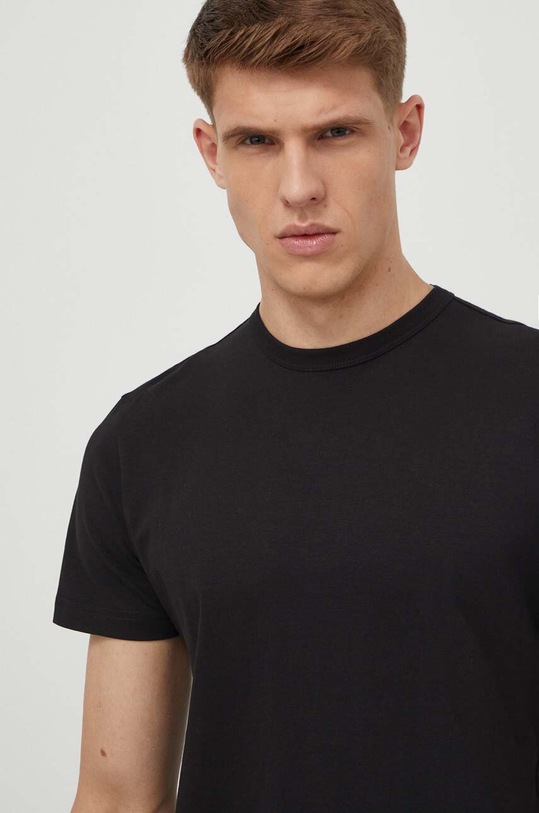 Colmar t-shirt bawełniany czarny 7502.6SH
