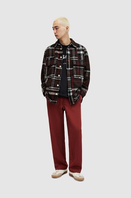 AllSaints t-shirt bawełniany FLOCKER MG536Z czarny