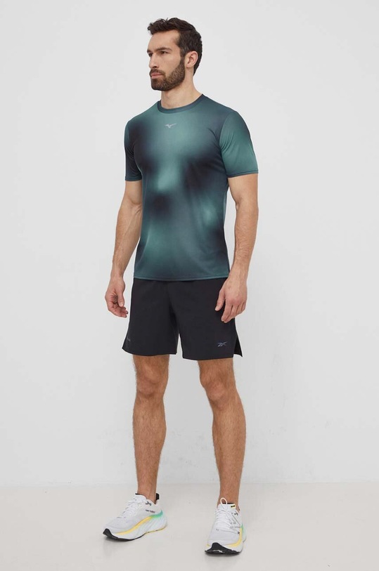 Mizuno t-shirt do biegania Core Graphic J2GAB010 turkusowy SS24