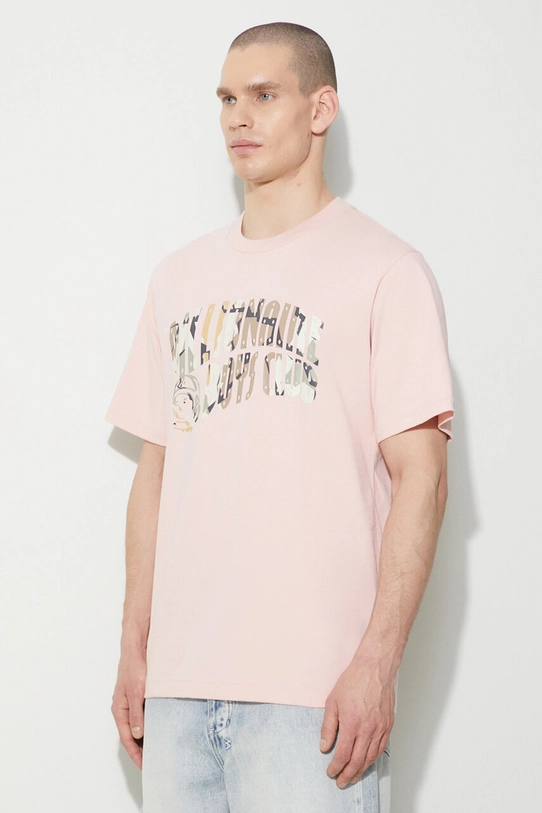 Billionaire Boys Club t-shirt bawełniany Camo Arch Logo różowy B24133