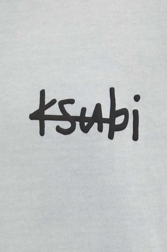 Bavlnené tričko KSUBI lock up kash ss tee MPS24TE002 sivá