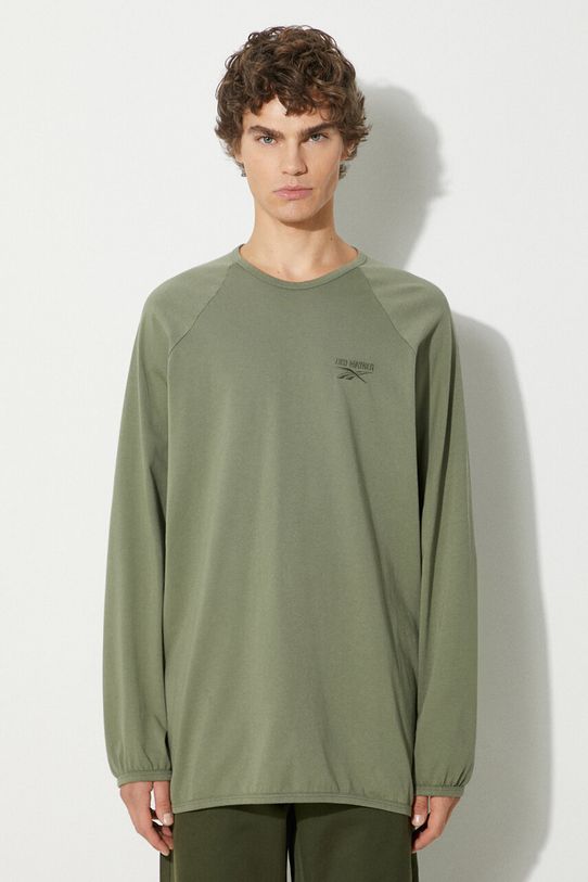 Βαμβακερή μπλούζα με μακριά μανίκια Reebok LTD T-Shirt
