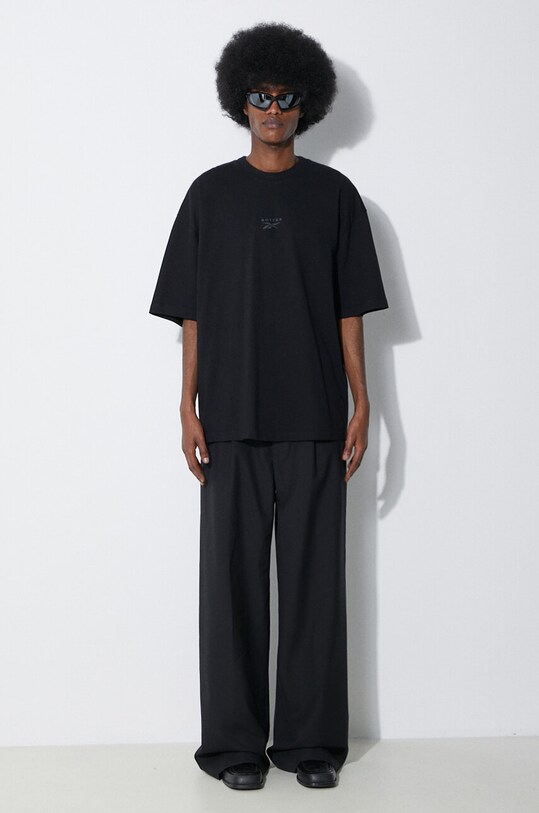 Reebok LTD cotton t-shirt Trompe L'Oeil Tee RMAA005C99JER0011000 black SS24