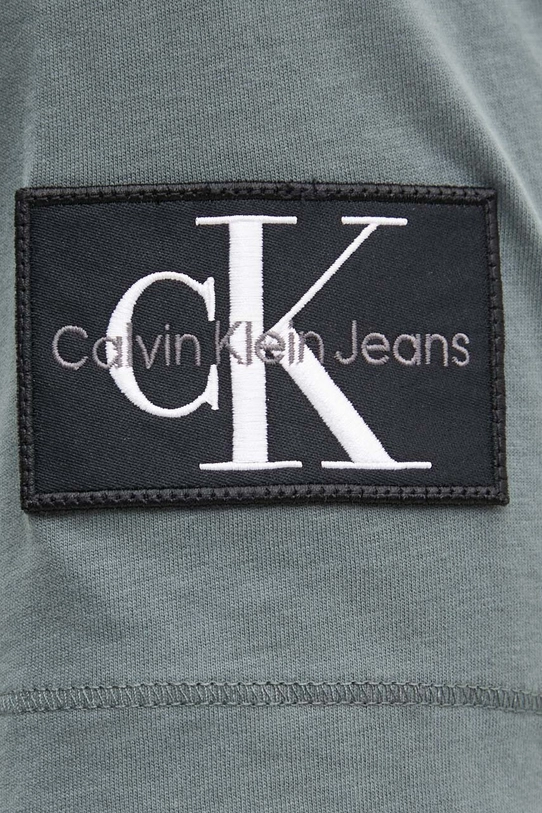 Bavlněné tričko Calvin Klein Jeans šedá J30J323484