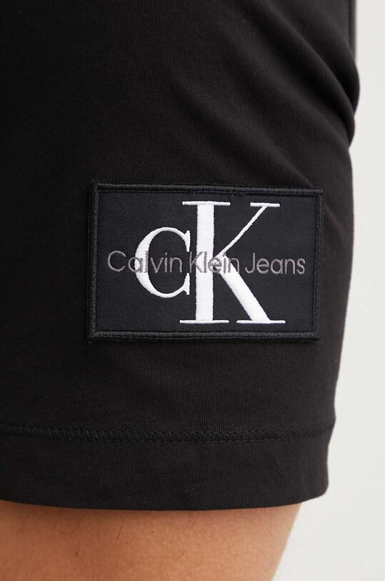 Бавовняна футболка Calvin Klein Jeans чорний J30J323484