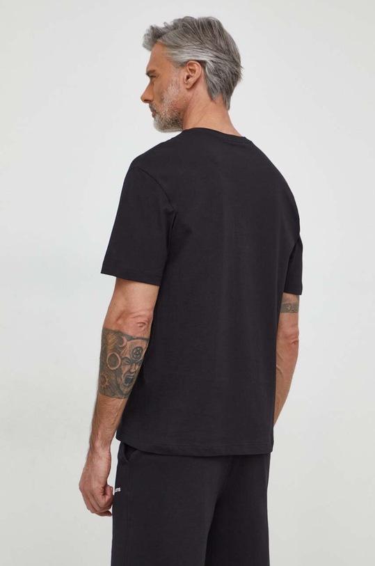 Oblečenie Bavlnené tričko Calvin Klein Jeans J30J325184 čierna