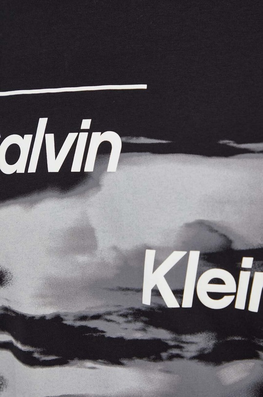 Bavlnené tričko Calvin Klein Jeans J30J325184 čierna