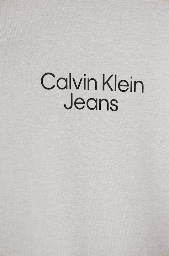 Oblečení Bavlněné tričko Calvin Klein Jeans J30J325186 šedá