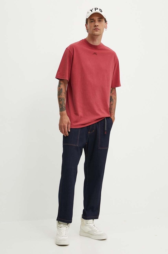 A-COLD-WALL* t-shirt bawełniany Essential T-Shirt ACWMTS177 czerwony SS24