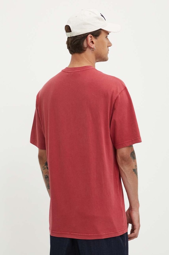 Odzież A-COLD-WALL* t-shirt bawełniany Essential T-Shirt ACWMTS177 czerwony