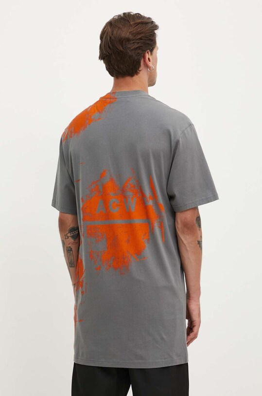 Odzież A-COLD-WALL* t-shirt bawełniany Brushstroke T-Shirt ACWMTS188 szary