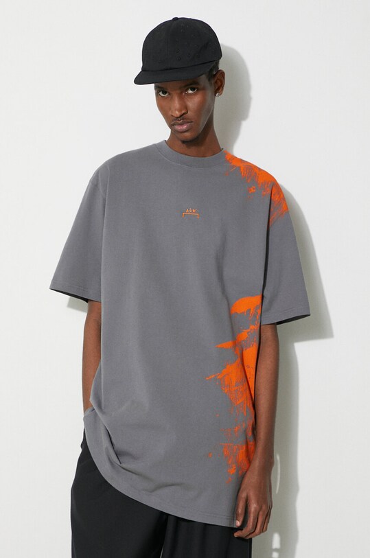 Clothing A-COLD-WALL* cotton t-shirt Brushstroke T-Shirt ACWMTS188 gray