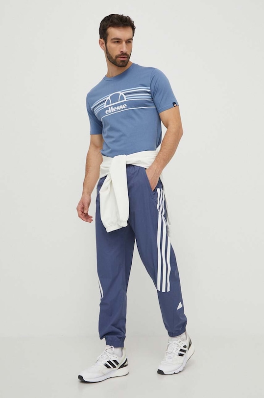 Хлопковая футболка Ellesse Lentamente T-Shirt SHV11918 голубой SS24