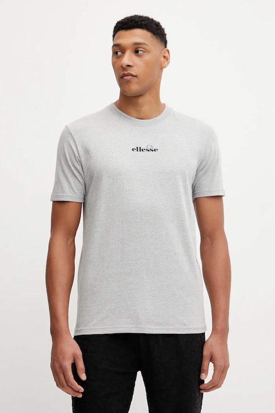 Бавовняна футболка Ellesse Ollio Tee бавовна сірий SHP16463