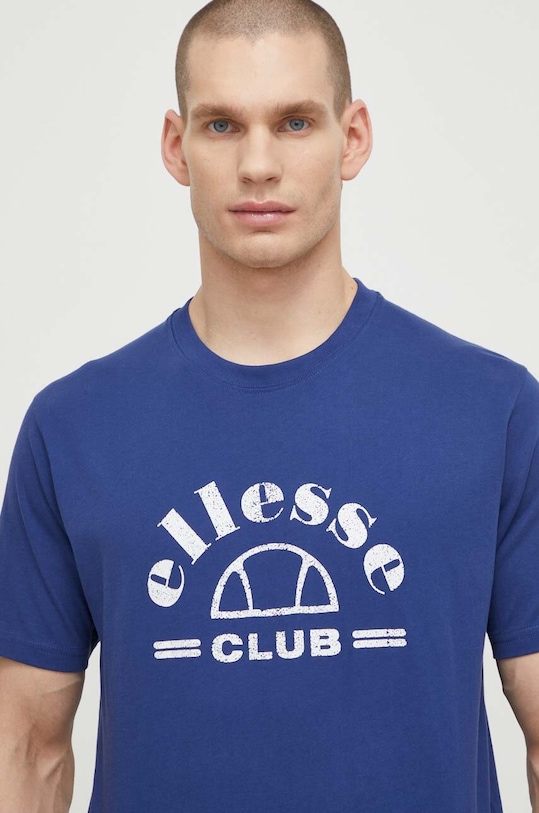 Ellesse tricou din bumbac Club T-Shirt bleumarin SHV20259