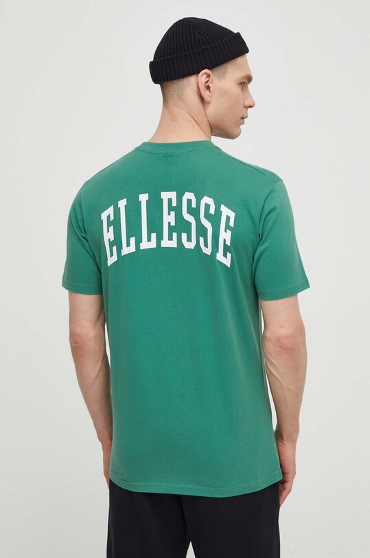 Oblečení Bavlněné tričko Ellesse Harvardo T-Shirt SHV20245 zelená
