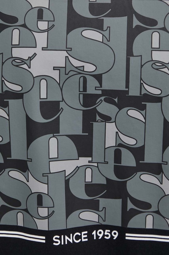 Βαμβακερό μπλουζάκι Ellesse Holdino T-Shirt SHV20112 μαύρο